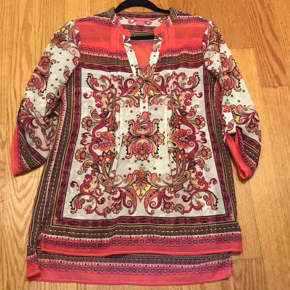 Sunny Leigh Sheer Blouse